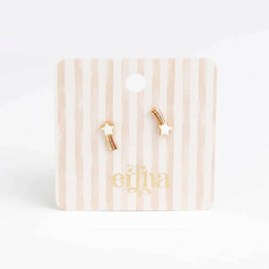 Серьги-пусеты в виде звезды Mrs. Ertha "Starlight", 2 шт