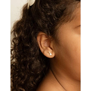 Серьги-пусеты в виде звезды Mrs. Ertha "Starlight", 2 шт