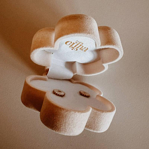 Шкатулка для украшений Mrs. Ertha "Mini Daisy", розовая, маленькая