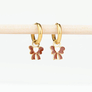 Серьги-кольца для шармов Mrs. Ertha "Essential", 2 шт, диаметр 12 мм