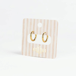 Серьги-кольца для шармов Mrs. Ertha "Essential", 2 шт, диаметр 14 мм