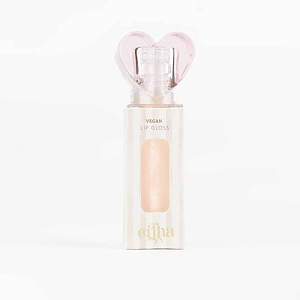 Блеск для губ с ароматом клубники Mrs. Ertha "Glimmies Vegan Sparkle Vanilla", перламутровая ваниль