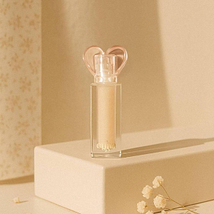 Блеск для губ с ароматом клубники Mrs. Ertha "Glimmies Vegan Sparkle Vanilla", перламутровая ваниль