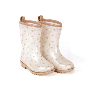 Сапоги резиновые Mrs. Ertha "Flower Buds Glitter", мириада цветов