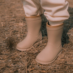 Сапоги резиновые Mrs. Ertha "Taupe", макиато