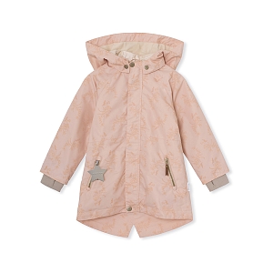 Куртка детская MINI A TURE "Vikaya Fleece Print spanish villa", розовая