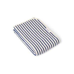 Детское пляжное полотенце Liewood, синее в полоску, 140 х 70 см