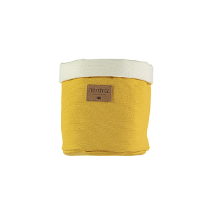 Корзина для хранения Nobodinoz "Tango Farniente Yellow", золотой янтарь, 24 х 19 см