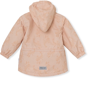 Куртка детская MINI A TURE "Anitha Fleece Print mauve chalk", розовая