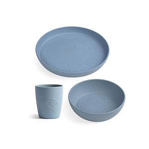 Набор детской посуды Sebra "MUMS", голубой
