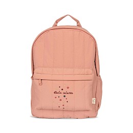Рюкзак стеганый Konges Slojd "Juno Cameo Brown", розовый, средний, водонепроницаемый