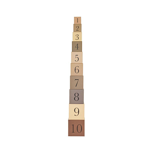 Бумажные кубики с цифрами Konges Slojd, мульти