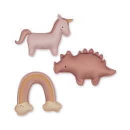 Набор игрушек для ныряния Konges Slojd "Diving Unicorn", 3 шт, розовый