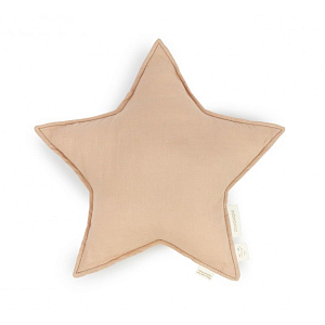 Подушка из льна Nobodinoz "Lin Francais Star Star", песочная, 38 х 38 см