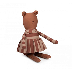 Текстильная игрушка в виде медведя Nobodinoz "Majestic Bear Marsala", марсала