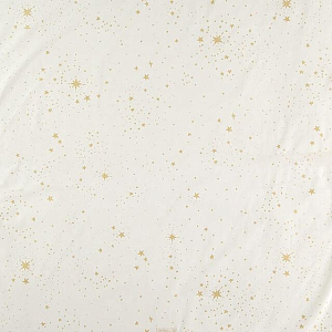 Подушка Nobodinoz "Sublim Gold Stella/White", россыпь звезд с кремовым, 20 x 35 см