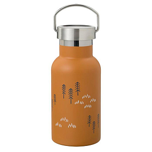 Бутылка-термос для напитков Fresk "Осенний лес", желтая, 350 мл