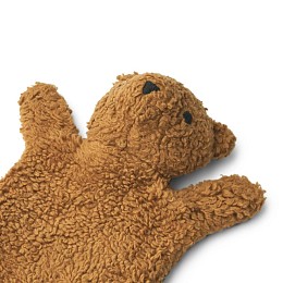 Плюшевая игрушка-перчатка LIEWOOD "Медвежонок Herold", золотая карамель