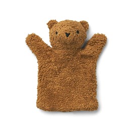 Плюшевая игрушка-перчатка LIEWOOD "Медвежонок Herold", золотая карамель