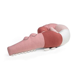 Подушка-игрушка Sebra "Крокодил", розовый, мини
