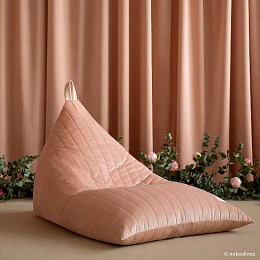 Кресло Nobodinoz "Essaouira Velvet Bloom Pink", цветущий розовый, 115 х 77 х 77 см