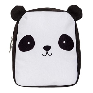 Рюкзак A Little Lovely Company "Панда", маленький, черно-белый