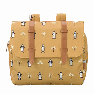 Школьный рюкзак Fresk "Пингвин", жженый янтарь, водонепроницаемый