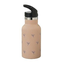 Бутылка-термос для напитков Fresk "Парящий одуванчик", бежево-розовая, 350 мл