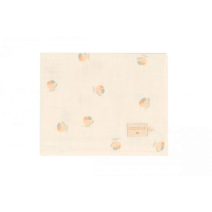 Муслиновая пеленка Nobodinoz "Butterfly Blossom", нежные бутоны, 100 x 120 см