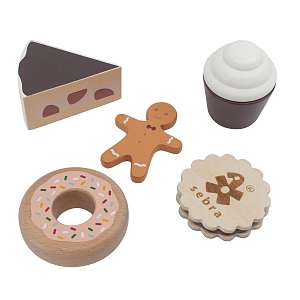 Набор игрушечных продуктов Sebra "Пирожные и печенье"