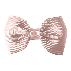 Заколка-зажим "Bowtie Bow", маленькая, коллекция "Classic Grosgrain", светло-розовая
