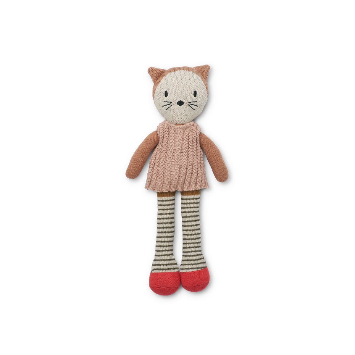 Текстильная игрушка Liewood "Кошка Kiley", мульти микс с темно-розовым