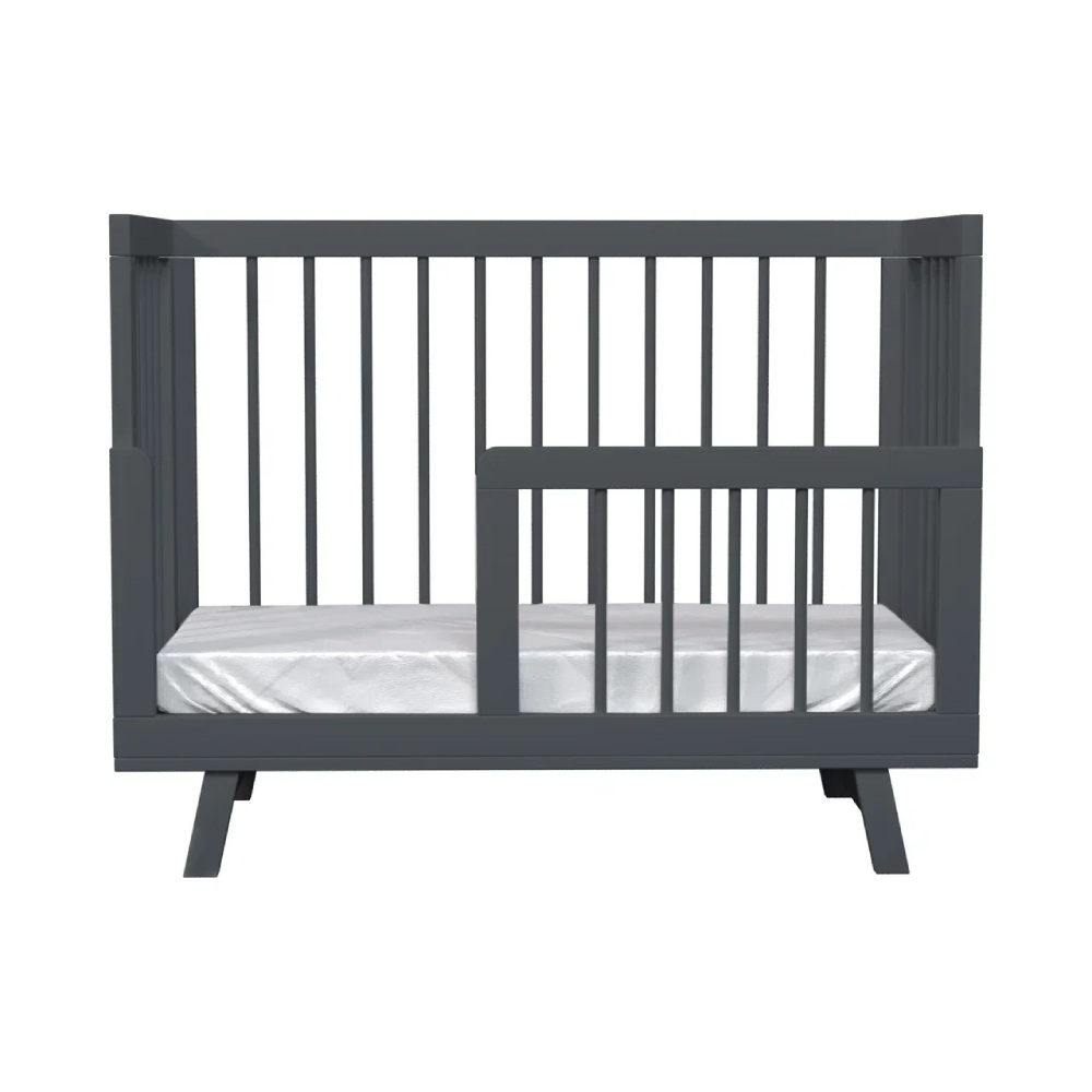 Кроватка для новорожденного Lilla "Aria", темно-серая