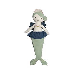 Текстильная кукла Fabelab "Русалка Nixie", морская волна, 28 см
