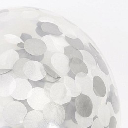 Воздушные шары Meri Meri серебряные, 12 шт