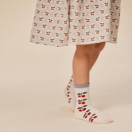 Детские носки Konges Slojd "Cherry", 2 пары, пудровые