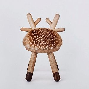 Детский стул в виде оленя Elements Optimal